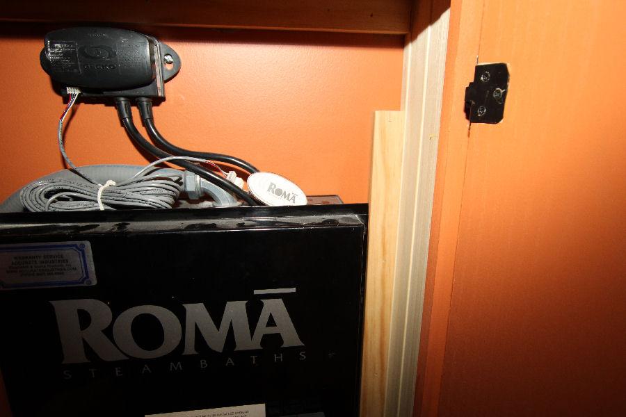 Roma Poor Location of Steam Shower Control