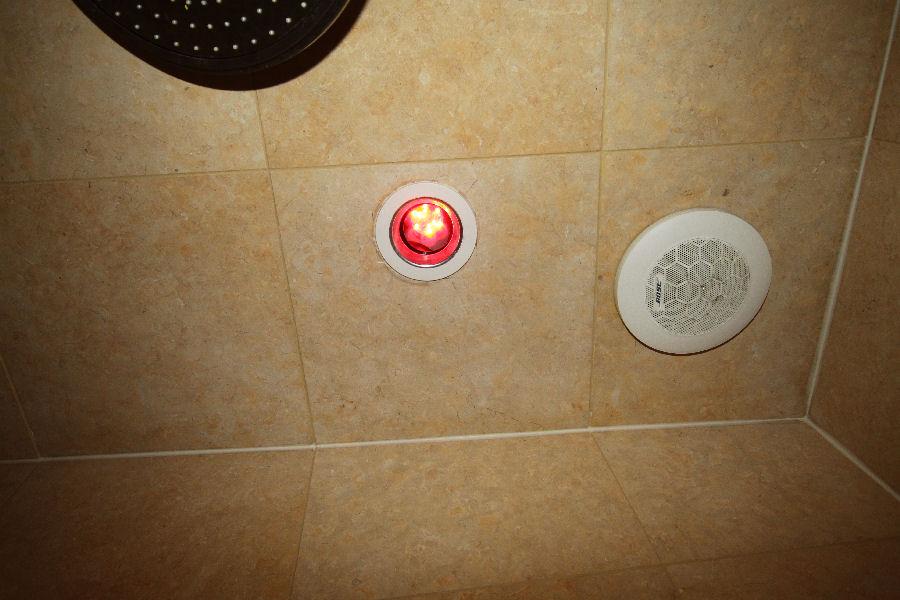Thermasol Chroma Light on the Ceiling